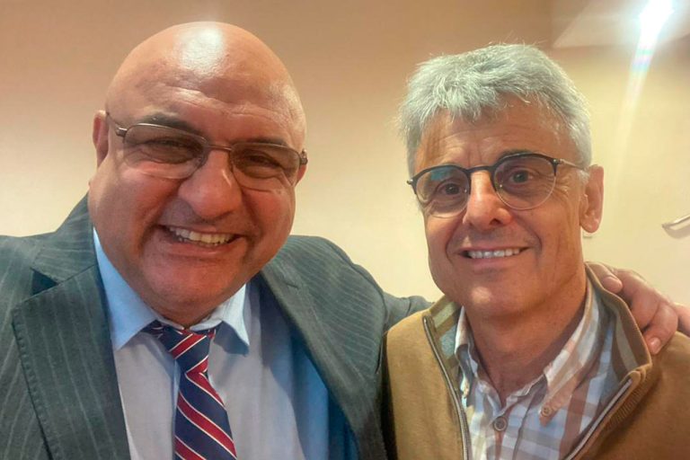 Dr. José Nasser e Dr. Geert Vanden Bossche